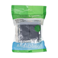 Выключатель 2-кл. СП AtlasDesign 10А IP20 (сх. 5) 10AX механизм грифель SE ATN000751 ТехноИмпульс