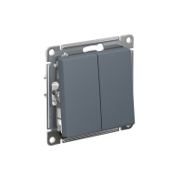 Выключатель 2-кл. СП AtlasDesign 10А IP20 (сх. 5) 10AX механизм грифель SE ATN000751 ТехноИмпульс