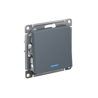Переключатель проходной 1-кл. СП AtlasDesign 10А IP20 (сх. 6а) 10AX с подсветкой механизм грифель SE ATN000763 ТехноИмпульс