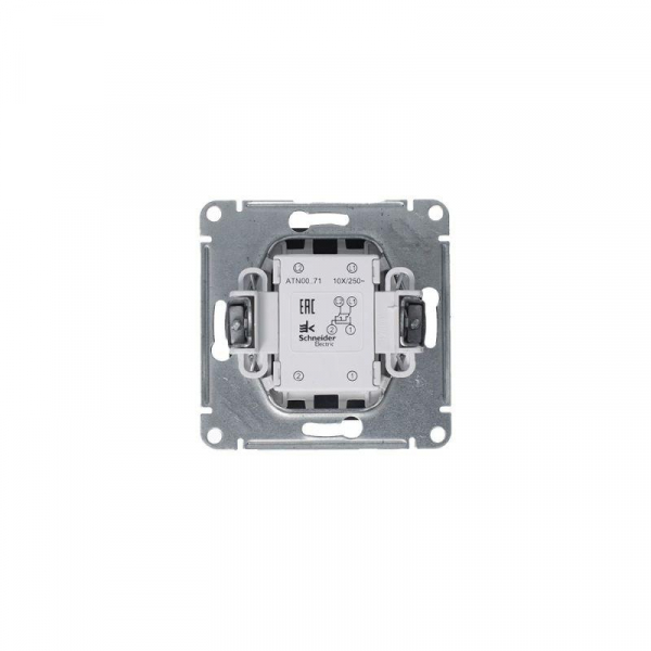 Переключатель перекрестный 1-кл. СП AtlasDesign 10А IP20 (сх. 7) 10AX механизм грифель SE ATN000771 ТехноИмпульс