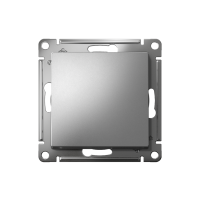 Переключатель проходной 1-кл. СП AtlasDesign 10А IP20 (сх. 6) 10AX механизм сталь SE ATN000961 ТехноИмпульс