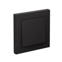 Выключатель 1-кл. СП AtlasDesign 10А IP20 (сх. 1) 10AX в сборе карбон SE ATN001012 ТехноИмпульс