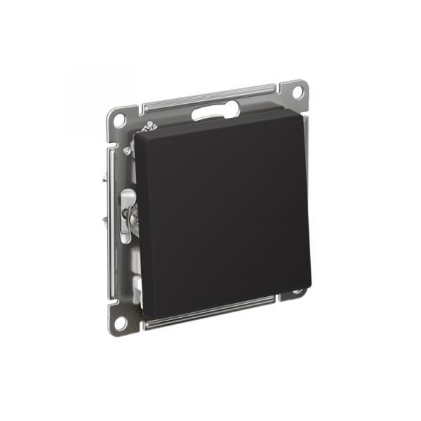 Выключатель 1-кл. СП AtlasDesign 10А IP20 (сх. 1) 10AX с самовозвратом механизм карбон SE ATN001015 ТехноИмпульс