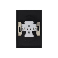 Розетка 2-м СП AtlasDesign 16А IP20 без заземл. в сборе карбон SE ATN001020 ТехноИмпульс