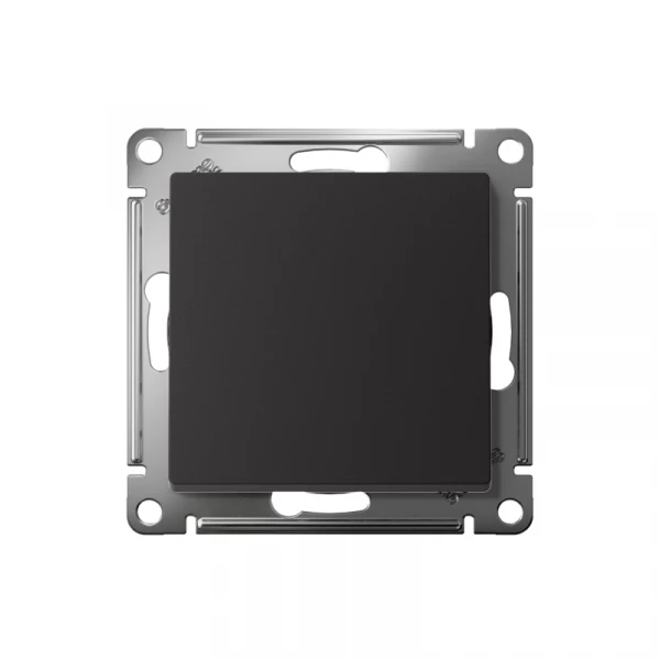 Переключатель проходной 1-кл. СП AtlasDesign 10А IP20 (сх. 6) 10AX механизм карбон SE ATN001061 ТехноИмпульс