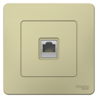 Розетка компьютерная 1-м СП Blanca RJ45 кат.5E беж. SE BLNIS045007 ТехноИмпульс