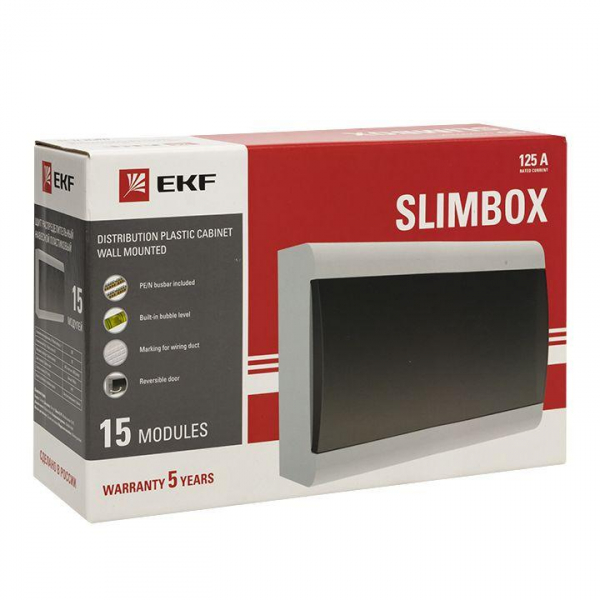 Щит ЩРН-П-15 "SlimBox" IP41 PROxima EKF sb-n-15 ТехноИмпульс