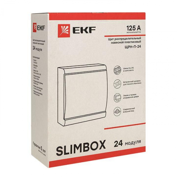 Щит ЩРН-П-24 "SlimBox" IP41 PROxima EKF sb-n-24 ТехноИмпульс