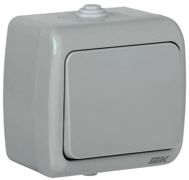 Выключатель 1-кл. 1п ОП AQUATIC ВС-20-1-0-А 10А IP54 GENERICA EVA10-K03-10-54 ТехноИмпульс