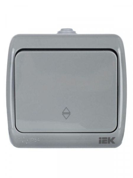 Переключатель проходной 1-кл. 1п ОП Aquatic 10А IP54 ВС-20-1-2-А сер. IEK EVA12-K03-10-54 ТехноИмпульс