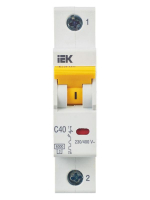 Выключатель автоматический модульный 1п C 40А 6кА ВА47-60M KARAT IEK MVA31-1-040-C ТехноИмпульс