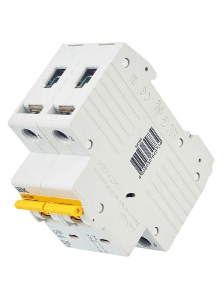 Выключатель автоматический модульный 2п C 10А 6кА ВА47-60M KARAT IEK MVA31-2-010-C ТехноИмпульс