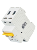 Выключатель автоматический модульный 2п C 10А 6кА ВА47-60M KARAT IEK MVA31-2-010-C ТехноИмпульс