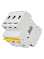 Выключатель автоматический модульный 3п C 6А 6кА ВА47-60M KARAT IEK MVA31-3-006-C ТехноИмпульс