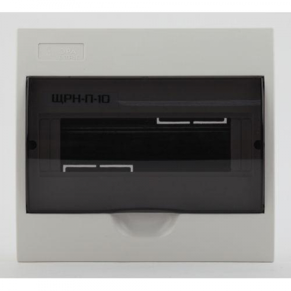 Бокс ЩРН-П-10 мод. навесной пластик IP41 SIMPLE NO-box_simple-plastic_10_surface ЭРА Б0041524 ТехноИмпульс