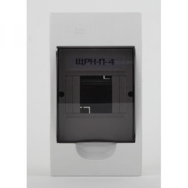 Бокс ЩРН-П-4 мод. навесной пластик IP41 SIMPLE NO-box_simple-plastic_4_surface ЭРА Б0041521 ТехноИмпульс