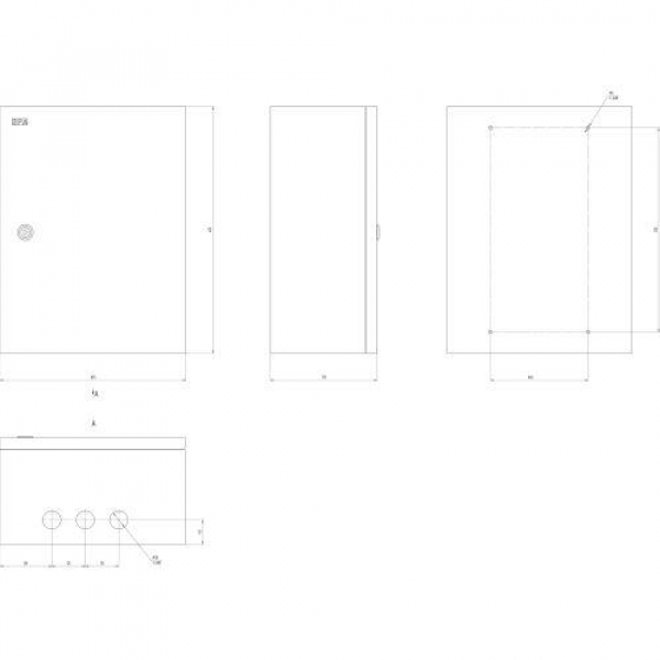 Корпус металлический ЩМП-04 SIMPLE 400х300х175 IP31 NO_SIMPLE_SHMP-04_IP31 ЭРА Б0041655 ТехноИмпульс