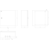 Корпус металлический ЩМП-05 SIMPLE 400х400х175 IP31 NO_SIMPLE_SHMP-05_IP31 ЭРА Б0041656 ТехноИмпульс