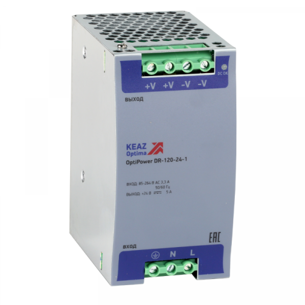 Блок питания OptiPower DR-120-24-1 КЭАЗ 284548 ТехноИмпульс