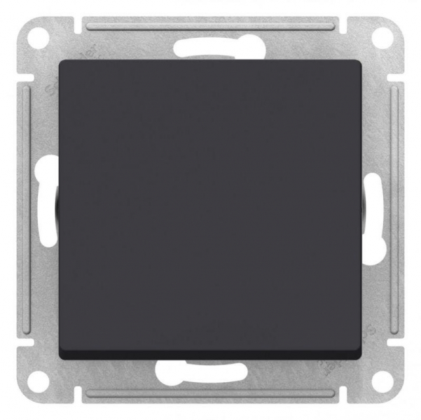 Переключатель проходной 1-кл. СП AtlasDesign Aqua 10А IP44 (сх. 6) 10AX механизм карбон SE ATN441061 ТехноИмпульс