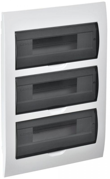 Бокс ЩРВ-П-36 мод. встраив. пластик IP41 GENERICA MKP12-V-36-41-G ТехноИмпульс