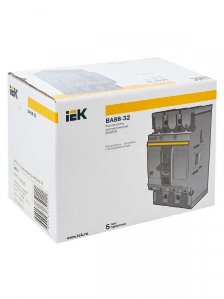 Выключатель автоматический 3п 63А 25кА ВА88-32 MASTER IEK SVA10-3-0063-02 ТехноИмпульс
