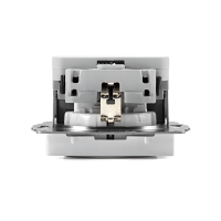 Розетка 1-м СП AtlasDesign 16А IP20 с 2-мя заряд. устройствами USB тип A+A 5В/2.4А 2х5В/1.2А механизм бел. SE ATN000130 ТехноИмпульс