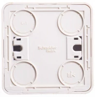 Выключатель 1-кл. ОП Этюд Дача 10А IP20 с подсветкой сосна SE BA10-005D ТехноИмпульс