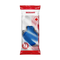 Розетка влагозащ. с крышкой с/з скрытая установка16А IP54 каучук Rexant 111-008 ТехноИмпульс