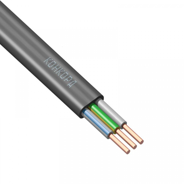 Кабель ППГ-Пнг(А)-HF 3х4 ОК (N PE) 0.66кВ (м) Конкорд 4460 ТехноИмпульс