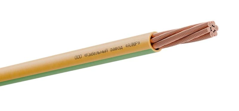 Провод ПуГВнг(А)-LS 1х0.75 450/750В Ж/З (бухта) (м) АЛЮР 00-00010918 ТехноИмпульс