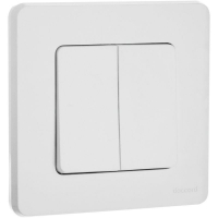 Выключатель 2-кл. Inspiria 10А IP20 250В 10AX механизм бел. IEK 673620 ТехноИмпульс