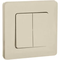 Выключатель 2-кл. Inspiria 10А IP20 250В 10AX механизм сл. кость IEK 673621 ТехноИмпульс