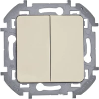 Выключатель 2-кл. Inspiria 10А IP20 250В 10AX механизм сл. кость IEK 673621 ТехноИмпульс