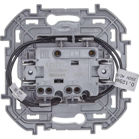 Выключатель 2-кл. Inspiria 10А IP20 250В 10AX с подсветкой/индикацией механизм бел. IEK 673630 ТехноИмпульс