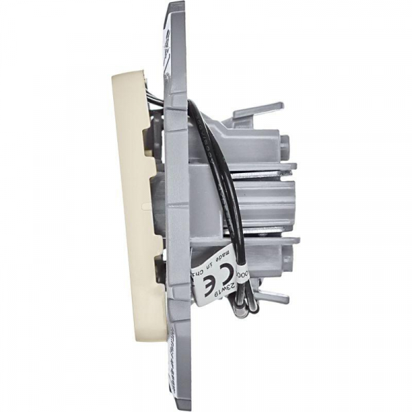 Выключатель 2-кл. Inspiria 10А IP20 250В 10AX с подсветкой/индикацией механизм сл. кость IEK 673631 ТехноИмпульс