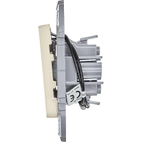 Выключатель 2-кл. Inspiria 10А IP20 250В 10AX с подсветкой/индикацией механизм сл. кость IEK 673631 ТехноИмпульс