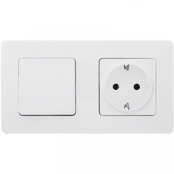 Выключатель 1-кл. Inspiria 10А IP20 250В 10AX механизм бел. IEK 673600 ТехноИмпульс