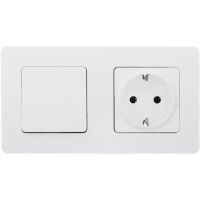 Выключатель 1-кл. Inspiria 10А IP20 250В 10AX механизм бел. IEK 673600 ТехноИмпульс