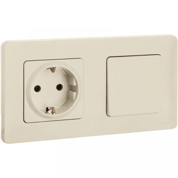 Выключатель 1-кл. Inspiria 10А IP20 250В 10AX механизм сл. кость IEK 673601 ТехноИмпульс