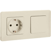 Выключатель 1-кл. Inspiria 10А IP20 250В 10AX механизм сл. кость IEK 673601 ТехноИмпульс