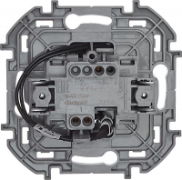 Выключатель 1-кл. Inspiria 10А IP20 250В 10AX с подсветкой/индикацией механизм антрацит IEK 673613 ТехноИмпульс