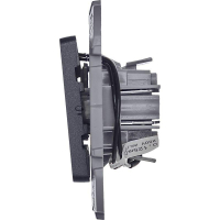 Выключатель 1-кл. Inspiria 10А IP20 250В 10AX с подсветкой/индикацией механизм антрацит IEK 673613 ТехноИмпульс