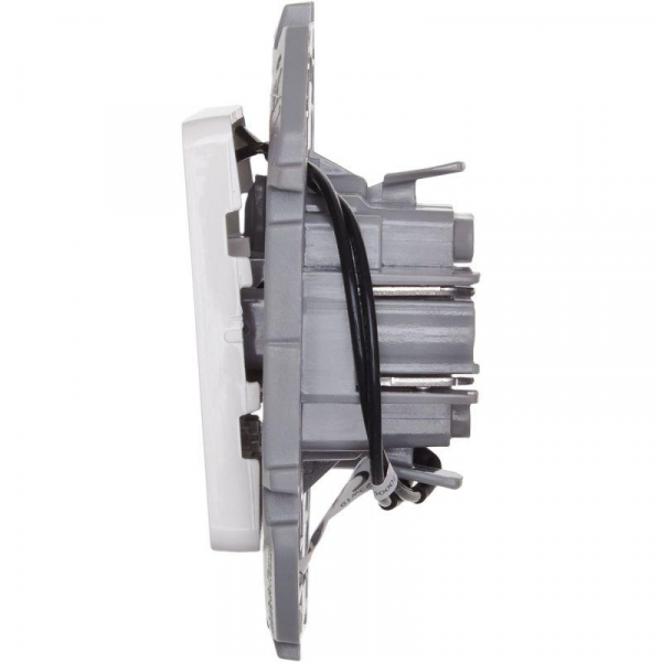 Выключатель 1-кл. Inspiria 10А IP20 250В 10AX с подсветкой/индикацией механизм бел. IEK 673610 ТехноИмпульс