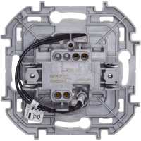 Выключатель 1-кл. Inspiria 10А IP20 250В 10AX с подсветкой/индикацией механизм бел. IEK 673610 ТехноИмпульс