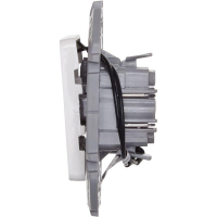 Выключатель 1-кл. Inspiria 10А IP20 250В 10AX с подсветкой/индикацией механизм бел. IEK 673610 ТехноИмпульс