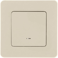 Выключатель 1-кл. Inspiria 10А IP20 250В 10AX с подсветкой/индикацией механизм сл. кость IEK 673611 ТехноИмпульс