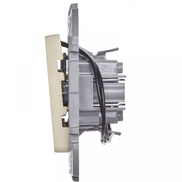 Выключатель 1-кл. Inspiria 10А IP20 250В 10AX с подсветкой/индикацией механизм сл. кость IEK 673611 ТехноИмпульс