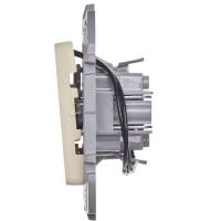 Выключатель 1-кл. Inspiria 10А IP20 250В 10AX с подсветкой/индикацией механизм сл. кость IEK 673611 ТехноИмпульс