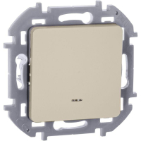 Выключатель 1-кл. Inspiria 10А IP20 250В 10AX с подсветкой/индикацией механизм сл. кость IEK 673611 ТехноИмпульс